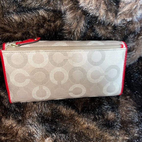 Coach Monogram Wallet w checkbook matching wallet - Picture 6 of 10